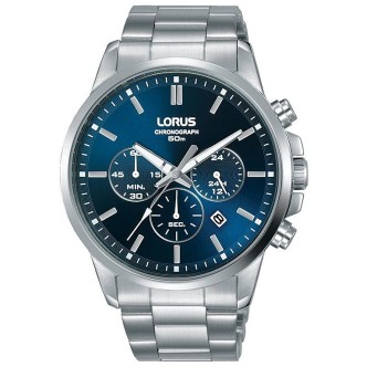 1 - Orologio Lorus acciaio uomo Cronografo analogico bracciale in acciaio RT385GX9 Urban