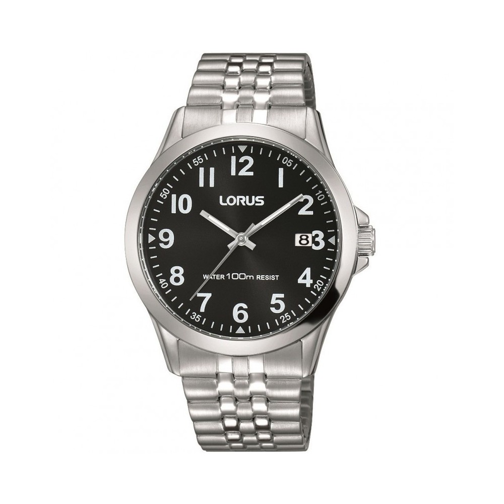 1 - Lorus steel man watch with analog only time steel bracelet RS971CX9 Classic