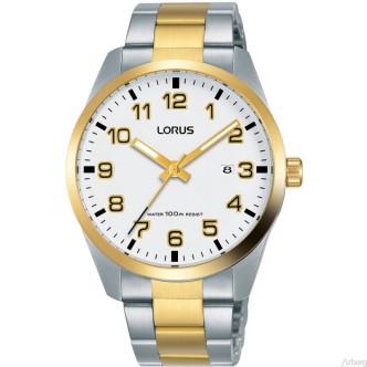 1 - Orologio Lorus acciaio uomo solo tempo analogico bracciale in acciaio RS972JX9 Classic