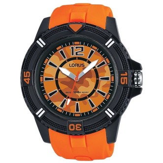 1 - Digital man Lorus plastic watch RRX53FX9 Sports silicone strap