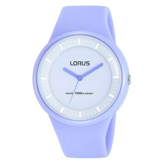 1 - Orologio Lorus plastica donna solo tempo analogico cinturino in silicone RRX23FX9