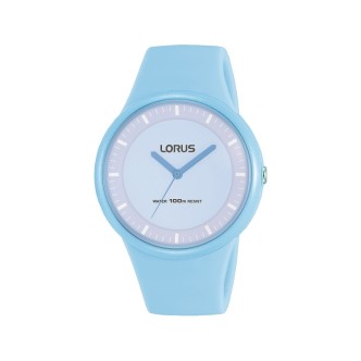 1 - Lorus woman plastic watch only analog time RRX21FX9 silicone strap