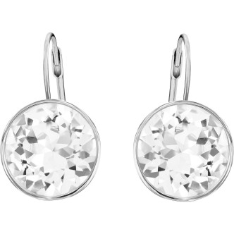 1 - Swarovski women's earrings 883551 rhodium plating Bella collection