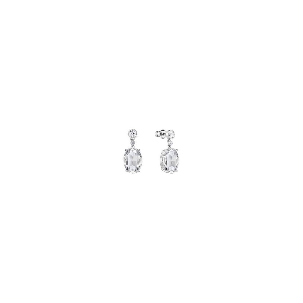 1 - Orecchini Swarovski donna 5085608 placcatura rodio collezione Bella