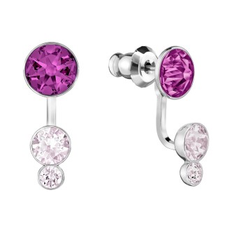 1 - Swarovski woman earrings 5201100 rhodium plating Slake collection