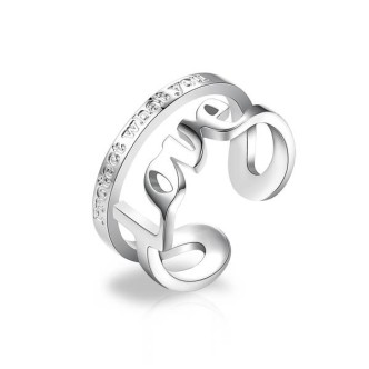 1 - Anello Brosway donna BRP31B in acciaio 316L collezione Script