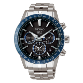 1 - Seiko watch SSH001J1 Solar analogue case and bracelet in titanium collection Astron 5