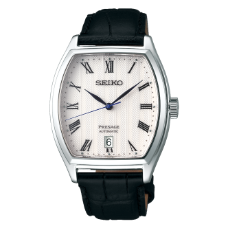 1 - Orologio Seiko SRPD05J1 acciaio uomo analogico cinturino in pelle collezione Presage