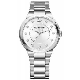 1 - Orologio Swarovski donna acciaio solo tempo analogico bracciale in acciaio 5181632 Swarovski City