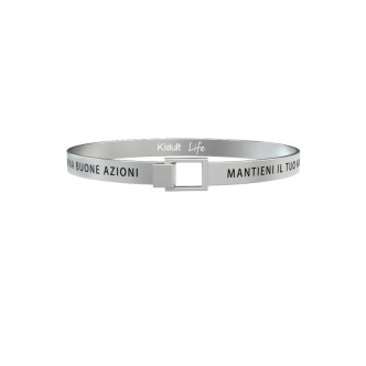 1 - Kidult 731396L 316L stainless steel bracelet with phrase Spirituality collection