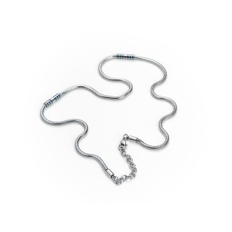 1 - Necklace 4 US Cesare Paciotti man steel collection Desert Snakes 4UCL2681