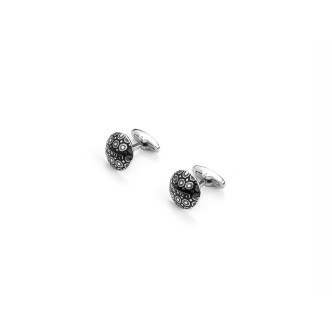 1 - Cufflinks 4 US Cesare Paciotti man steel collection Decoration