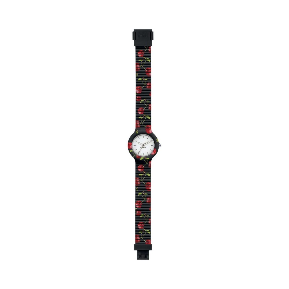 1 - Hip Hop watch only time woman silicone strap HWU0670 Fruit