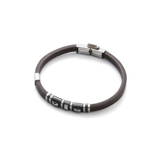 1 - 4US Cesare Paciotti 4UBR2728 bracelet in leather Embedded collection