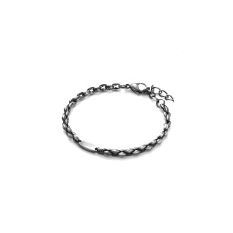 1 - 4US Cesare Paciotti 4UBR2695 bracelet in steel Relationship collection