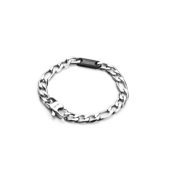 1 - Bracciale 4US Cesare Paciotti 4UBR2749 in acciaio collezione Metal Support