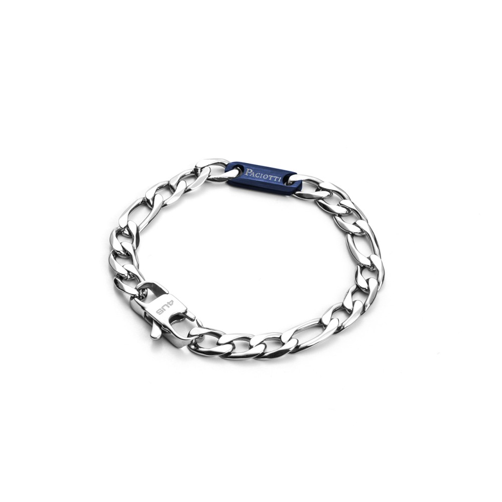 1 - 4US Cesare Paciotti 4UBR2748 bracelet in steel Metal Support collection