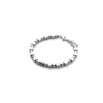 1 - 4US Cesare Paciotti 4UBR2690 stainless steel bracelet Block collection