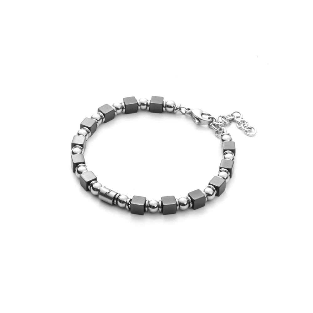 1 - 4US Cesare Paciotti 4UBR2691 stainless steel bracelet Block collection