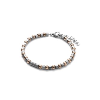 1 - 4US Cesare Paciotti 4UBR2687 bracelet in steel Caterpillars collection