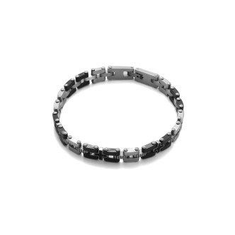 1 - 4US Cesare Paciotti 4UBR2715 bracelet in steel Polarised collection