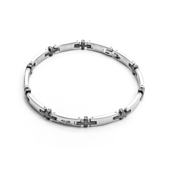 1 - 4US Cesare Paciotti 4UBR2079 stainless steel bracelet Present collection