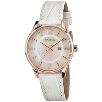 1 - Orologio Breil acciaio donna solo tempo analogico cinturino in pelle TW1565 Contempo