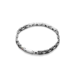 1 - 4US Cesare Paciotti 4UBR2696 bracelet in steel Patriotic collection