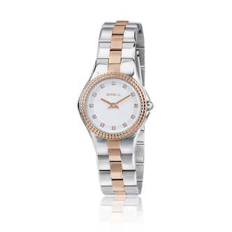 1 - Breil steel woman watch only time analog TW1731 Curvy steel bracelet