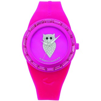 1 - Roberto Giannotti women's aluminum watch only analog time OMN128 silicone strap