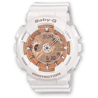 1 - Casio resin digital watch woman resin strap BA-110-7A1ER Baby-G