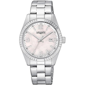 1 - Vagary By Citizen steel woman watch only analog time steel bracelet IU2-219-11