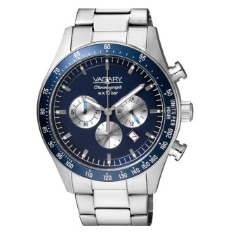 1 - Vagary watch by Citizen steel man Analog chronograph steel bracelet IV4-012-71 Rockwell