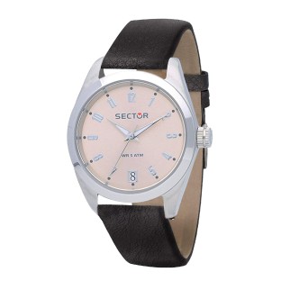 1 - Sector steel watch only time woman analogue leather strap R3251486501 Sector 245