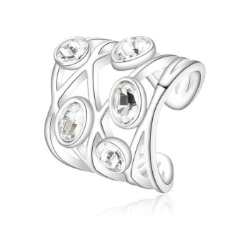 1 - Anello Brosway donna BDY37A acciaio con cristalli Swarovski collezione Destiny