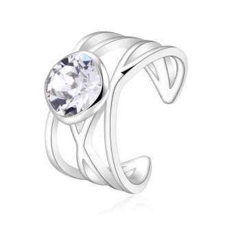 1 - Anello Brosway donna BDY34B acciaio con cristalli Swarovski collezione Destiny