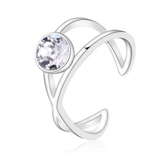 1 - Brosway ring woman BDY31A steel with Swarovski crystals Destiny collection