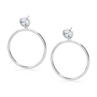 1 - Brosway woman BRT29 steel earrings with Swarovski crystals E-Tring collection