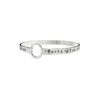 1 - Kidult bracelet 731567 stainless steel 316L" "This is my life" "Ligabue Collection Free Tim