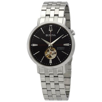 1 - Bulova automatic analog men's steel watch 96A199 Automatic Collection