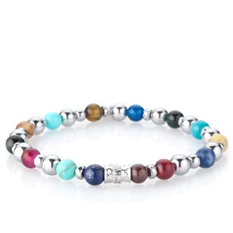 1 - Gerba Shine 444 man bracelet Stone collection