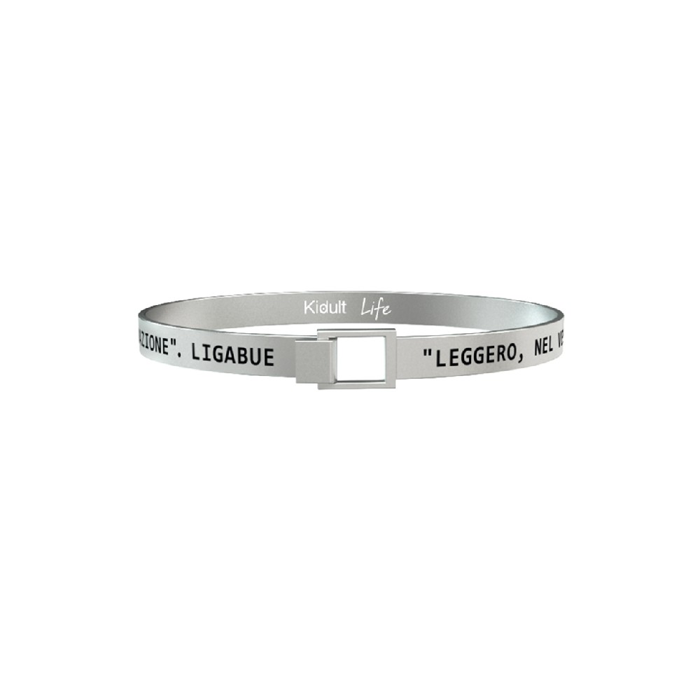 1 - Kidult man bracelet 731554 stainless steel 316L" "Light" "Ligabue Collection Free Time