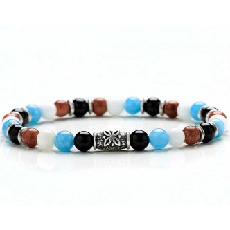 1 - Gerba  Nadir 288 man bracelet Stone Classic collection