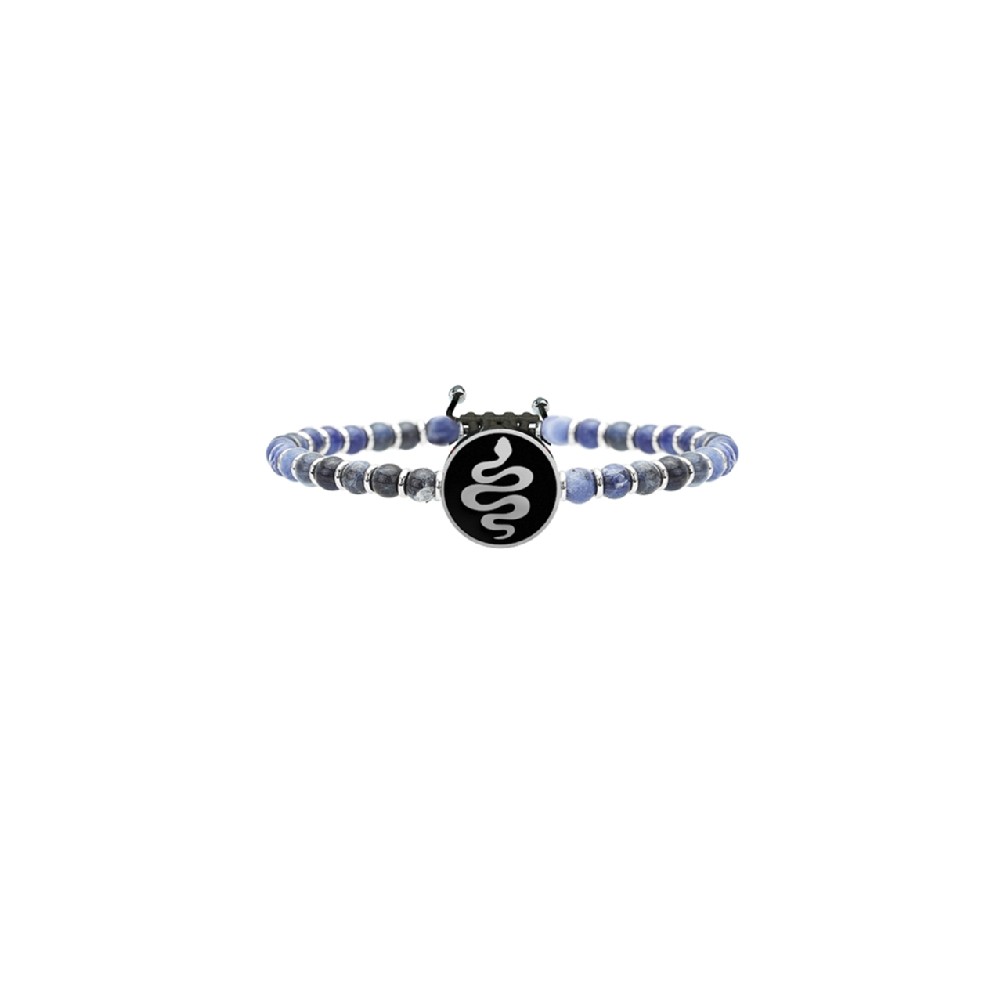 1 - Kidult Bracelet 731508 Sodalite and 316L steel Animal Planet collectio