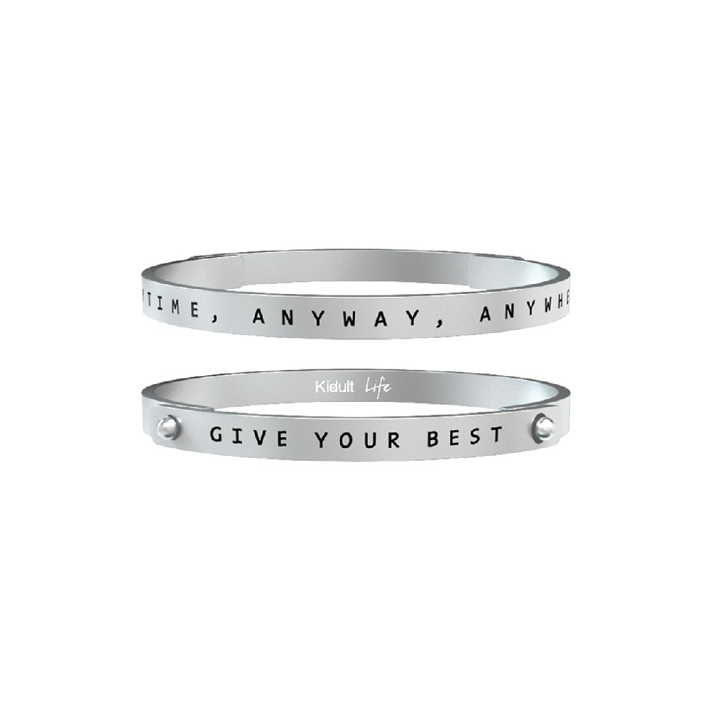 1 - Kidult 731171L 316L steel "Give Your Best" Philosophy collection