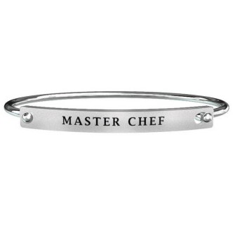 1 - Bracciale Kidult 731180L in acciaio 316L "Master Chef" collezione Free Time