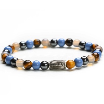 1 - Gerba Atoll 255 man bracelet Stone collection