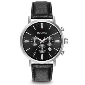 1 - Bulova watch Men's analogue chronograph steel 96B262 Classic