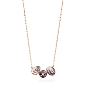 1 - Brosway BFN04 necklace in PVD Rose Gold steel with Swarovski Dafne