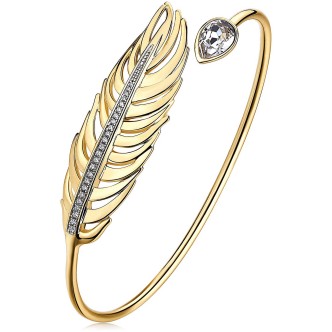 1 - Bracciale Brosway BUM14A in ottone con Swarovski collezione Plume